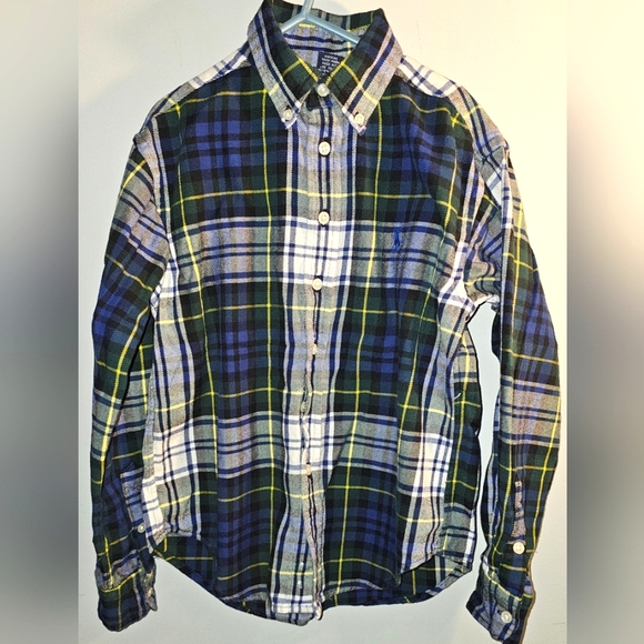 Ralph Lauren Other - Gently Used-Ralph Lauren-Boys-Flannel Long Sleeve Shirt-Size 8/10-See Pics